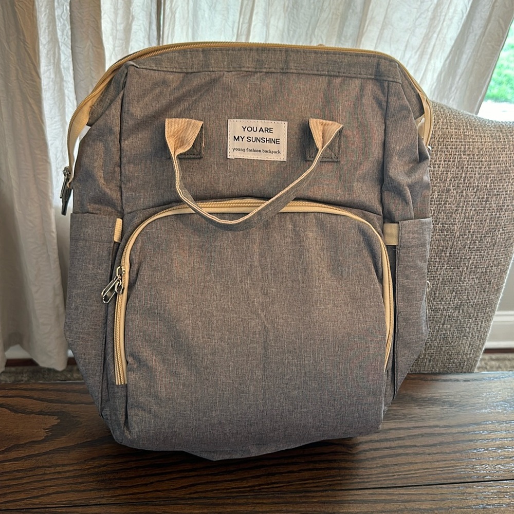 Large Diaper Bag with Portable Changing Station